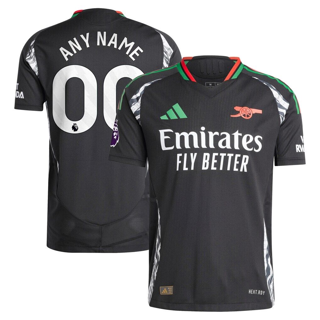 Arsenal adidas 2024/25 Away Authentic Custom Jersey
