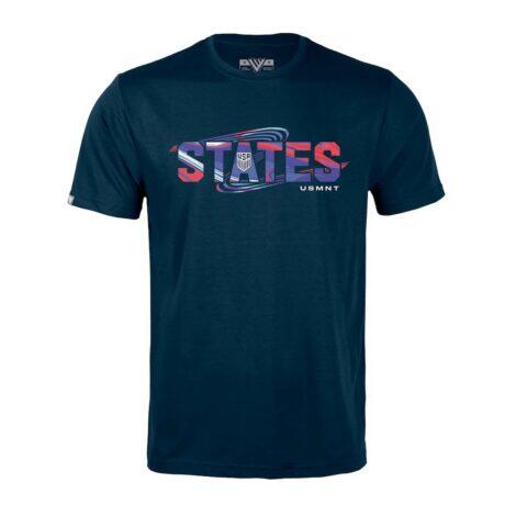 USMNT Levelwear Richmond Stateside T-Shirt - Navy - Front View