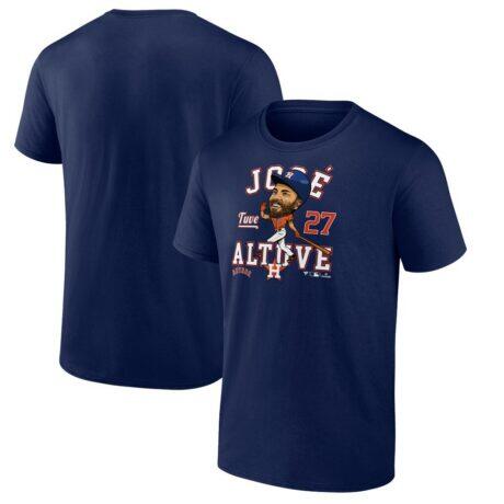 Jose Altuve Houston Astros Fashion7 Hometown Caricature T-Shirt