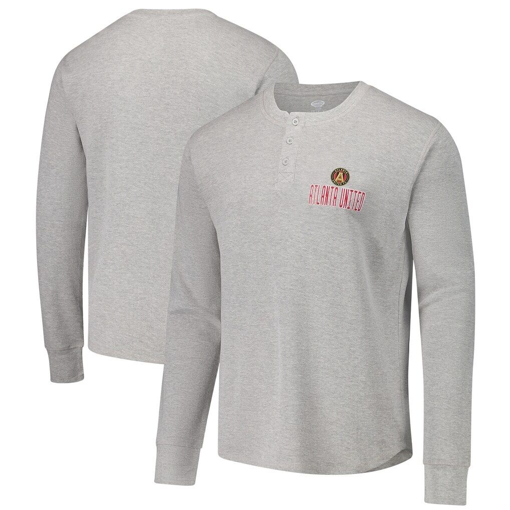 Atlanta United FC Concepts Sport Region Thermal Knit Henley Long Sleeve Top