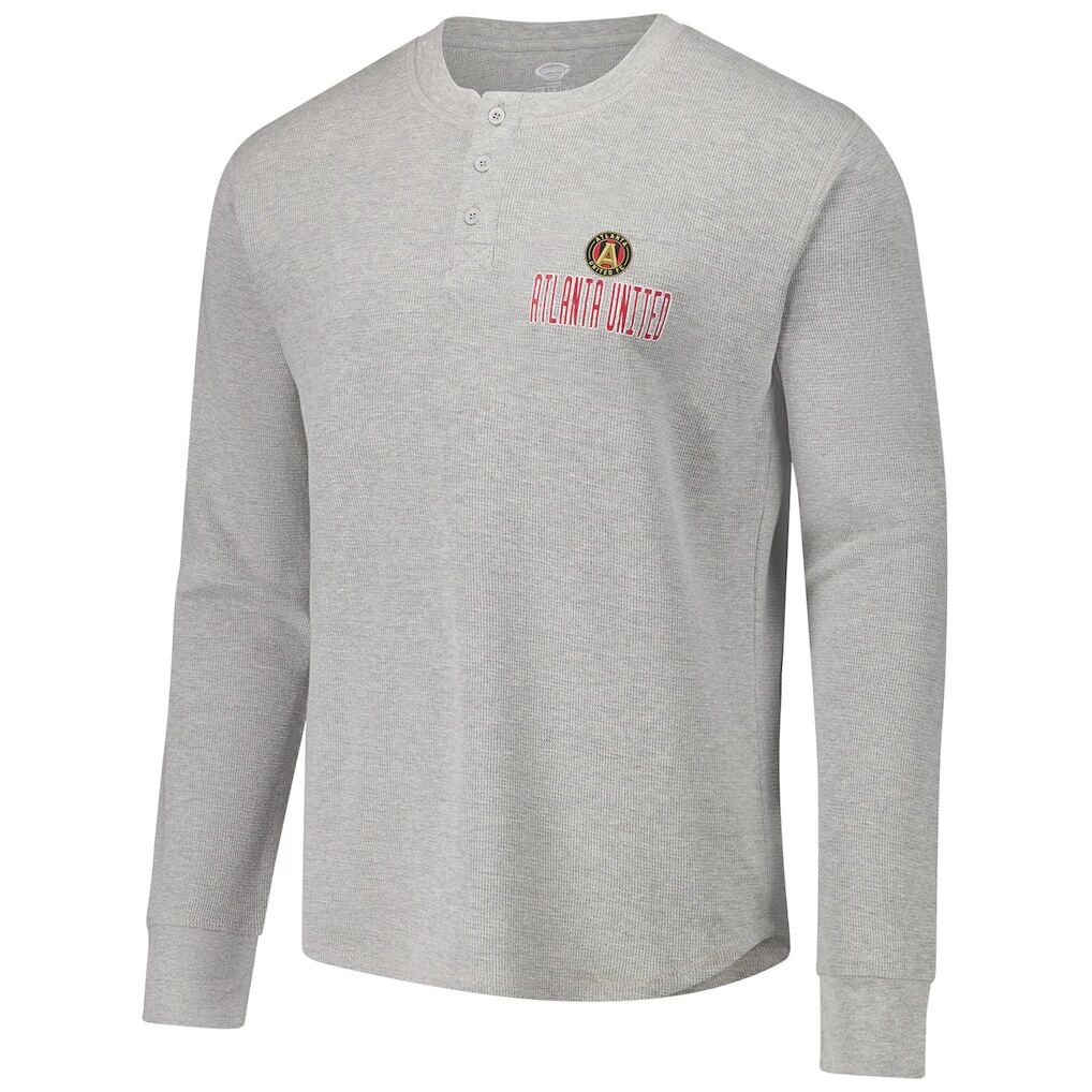 Atlanta United FC Concepts Sport Region Thermal Knit Henley Long Sleeve Top