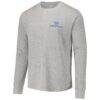 Charlotte FC Concepts Sport Region Thermal Knit Henley Long Sleeve Top - Gray - Side View