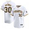 Paul Skenes Pittsburgh Pirates Nike Home Limited Player Jersey - White - Front View