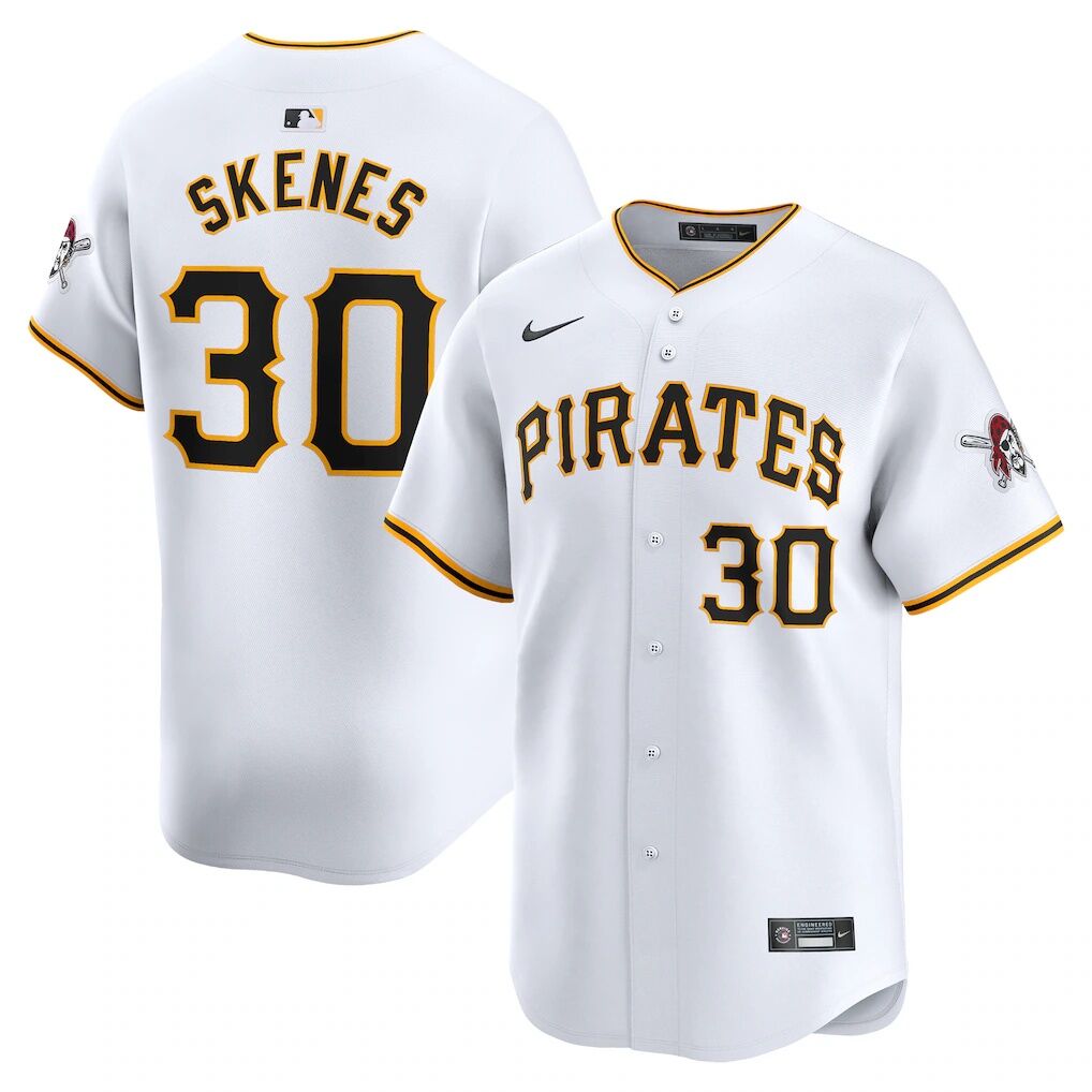 Paul Skenes Pittsburgh Pirates Nike Home Limited Player Jersey