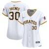 Paul Skenes Pittsburgh Pirates Nike Women's Home Limited Player Jersey - White - Front View