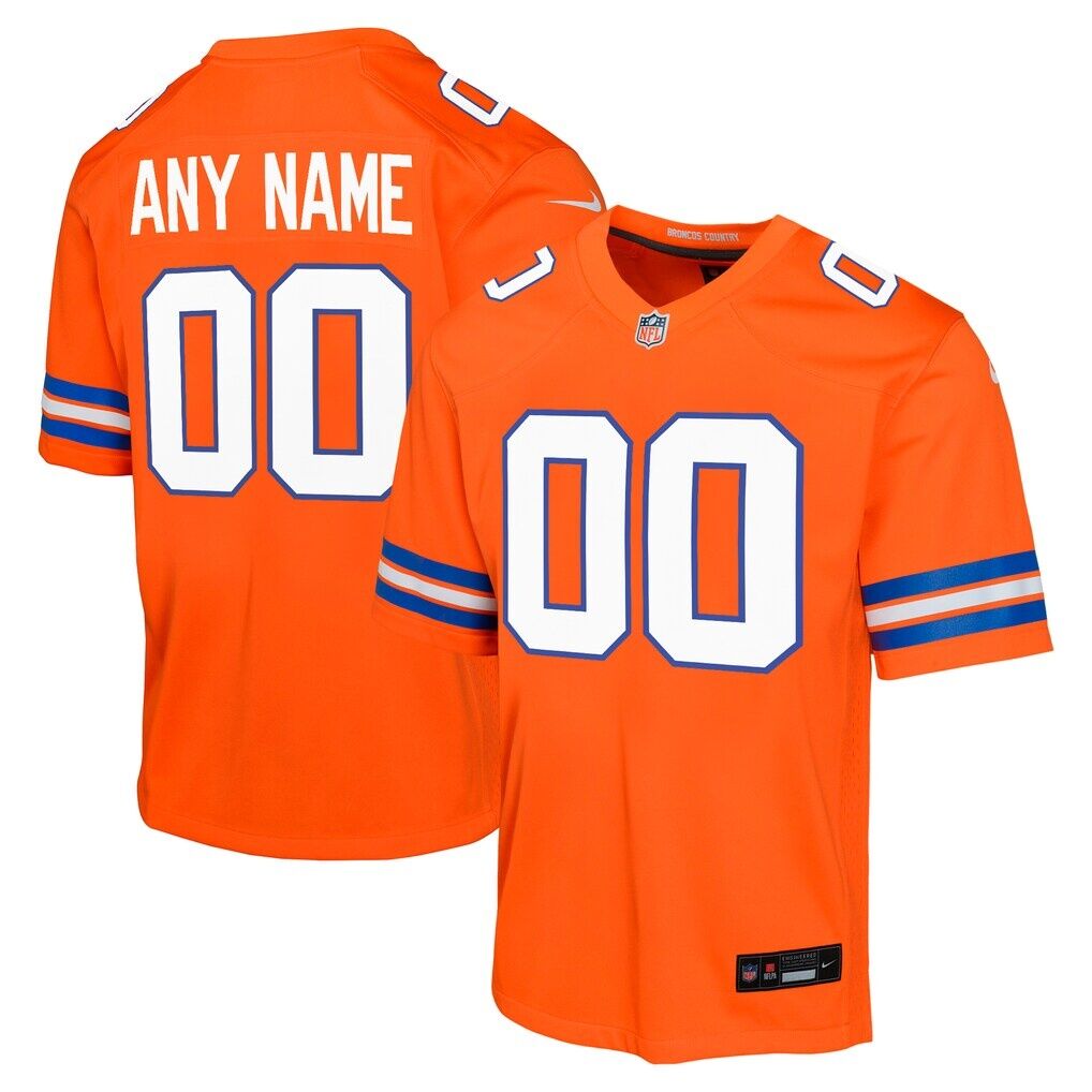 Denver Broncos Nike Youth Mile High Collection 1977 Throwback Custom Game Jersey