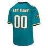 Jacksonville Jaguars Nike Youth Prowler Throwback Custom Game Jersey - Teal - Detail View
