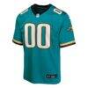 Jacksonville Jaguars Nike Youth Prowler Throwback Custom Game Jersey - Teal - Side View