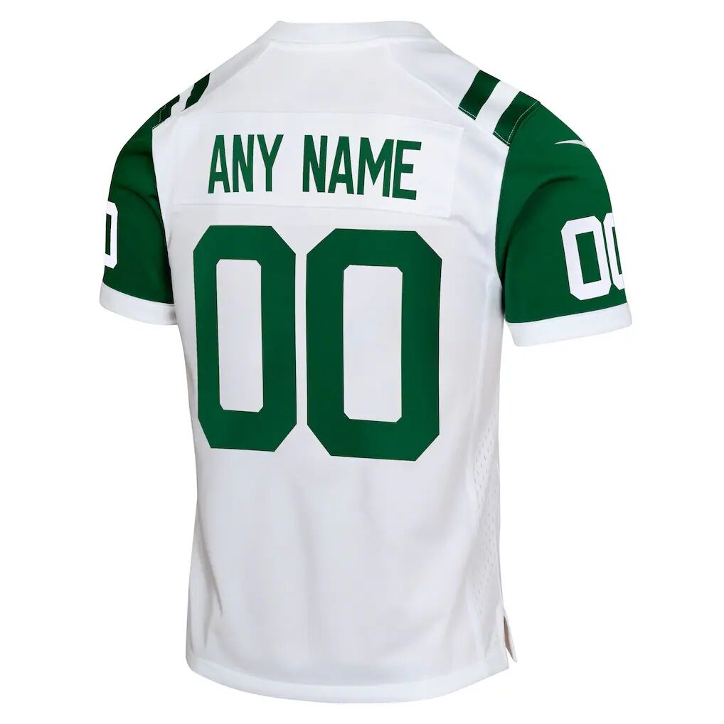 New York Jets Nike Youth Classic Alternate Custom Replica Jersey