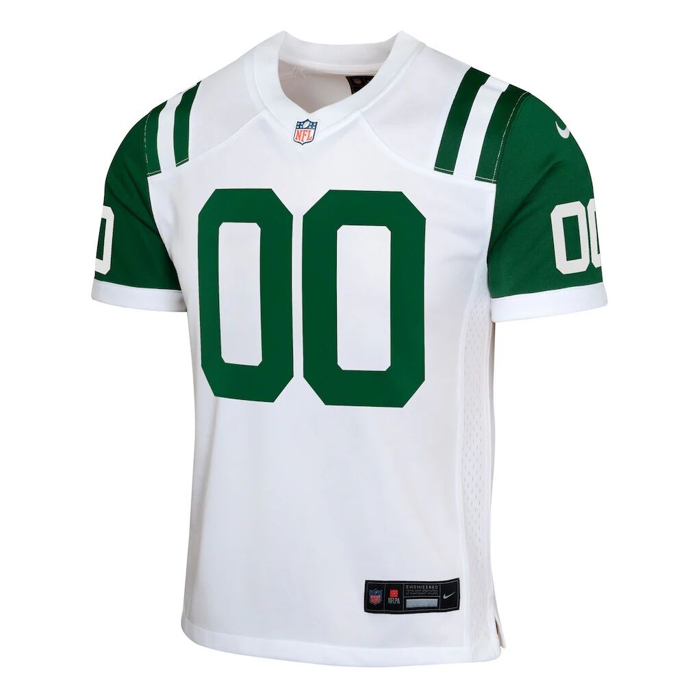 New York Jets Nike Youth Classic Alternate Custom Replica Jersey