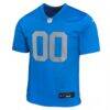 Detroit Lions Nike Youth Alternate Custom Game Jersey - Blue - Side View