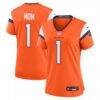 Denver Broncos Nike Women's #1 Mom Game Jersey - Orange - Front View