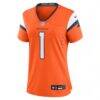 Denver Broncos Nike Women's #1 Mom Game Jersey - Orange - Side View