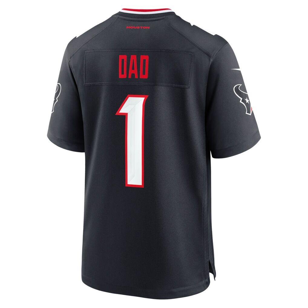 Houston Texans Nike #1 Dad Game Jersey
