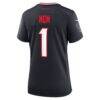 Houston Texans Nike Women's #1 Mom Game Jersey - Navy - Detail View