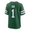 New York Jets Nike #1 Dad Game Jersey - - Detail View