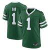 New York Jets Nike #1 Dad Game Jersey - - Front View