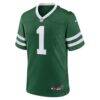 New York Jets Nike #1 Dad Game Jersey - - Side View