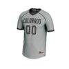 Colorado Buffaloes GameDay Greats Youth NIL Pick-A-Player Women's Lacrosse Lightweight Jersey - Gray - Side View