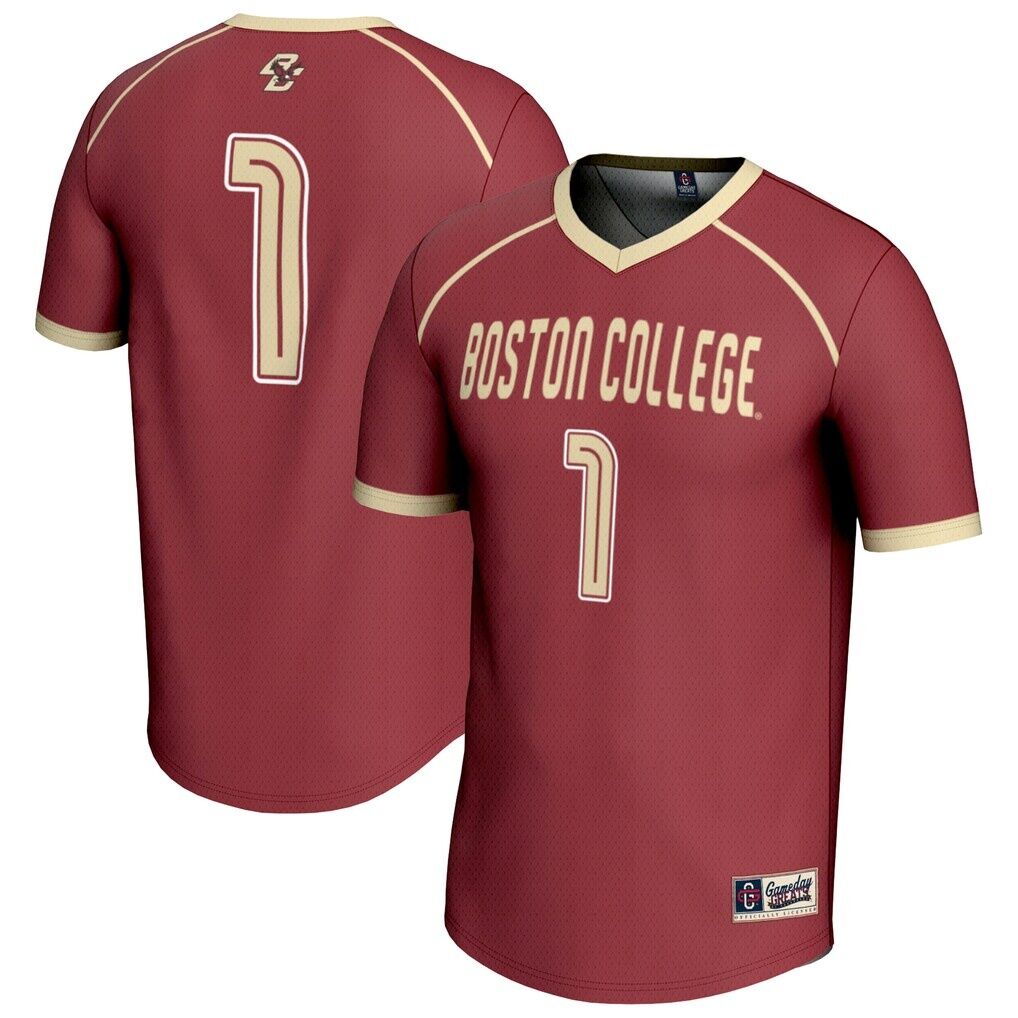 #1 Boston College Eagles GameDay Greats Unisex Lightweight Women's Lacrosse Fashion Jersey  - Maroon