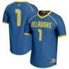#1 Delaware Fightin' Blue Hens GameDay Greats Unisex Lightweight Women's Lacrosse Fashion Jersey - Blue - Front View