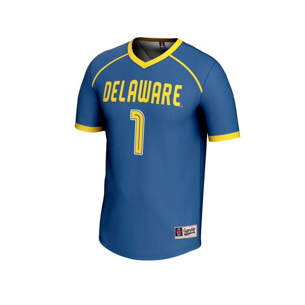 #1 Delaware Fightin' Blue Hens GameDay Greats Unisex Lightweight Women's Lacrosse Fashion Jersey