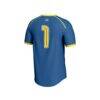 #1 Delaware Fightin' Blue Hens GameDay Greats Youth Lightweight Women's Lacrosse Fashion Jersey - Blue - Detail View