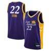 Cameron Brink Los Angeles Sparks Nike Youth 2024 WNBA Draft Explorer Edition Victory Player Jersey - Purple - Front View