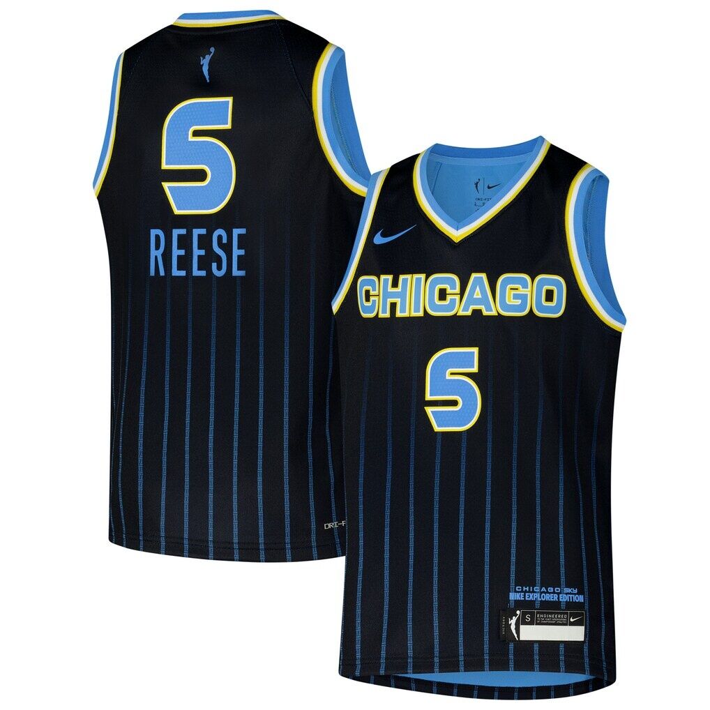 Angel Reese Chicago Sky Nike  Youth 2024 WNBA Draft Explorer Edition Victory Player Jersey