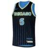 Angel Reese Chicago Sky Nike Youth 2024 WNBA Draft Explorer Edition Victory Player Jersey - Black - Side View