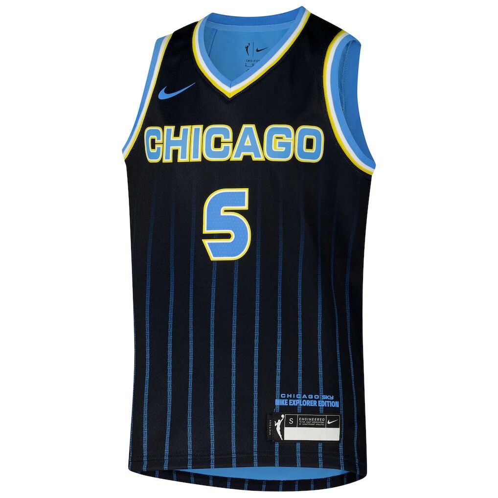 Angel Reese Chicago Sky Nike  Youth 2024 WNBA Draft Explorer Edition Victory Player Jersey
