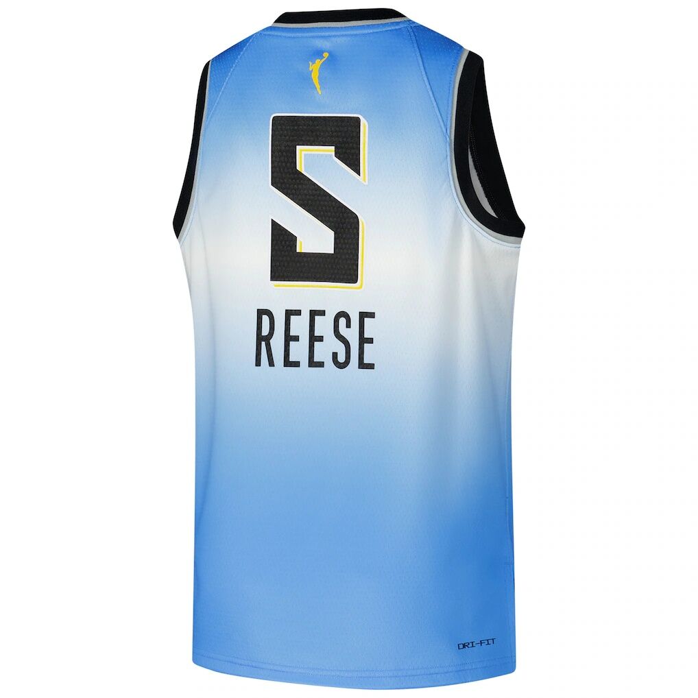 Angel Reese Chicago Sky Nike Youth 2024 Draft Expansion WNBA Rebel Jersey - Light Blue