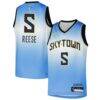 Angel Reese Chicago Sky Nike Youth 2024 Draft Expansion WNBA Rebel Jersey - - Front View