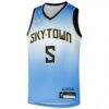 Angel Reese Chicago Sky Nike Youth 2024 Draft Expansion WNBA Rebel Jersey - - Side View