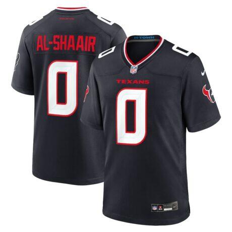 Azeez Al-Shaair Houston Texans Nike Team Game Jersey - Navy - Front View