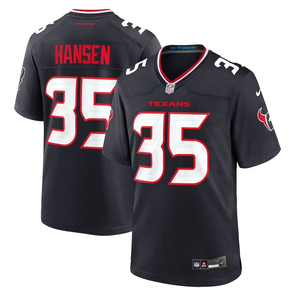 Jake Hansen Houston Texans Nike Team Game Jersey