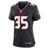 Jake Hansen Houston Texans Nike Women's Team Game Jersey - Navy - Side View