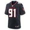 Folorunso Fatukasi Houston Texans Nike Team Game Jersey - Navy - Side View