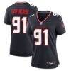 Folorunso Fatukasi Houston Texans Nike Women's Team Game Jersey - Navy - Front View