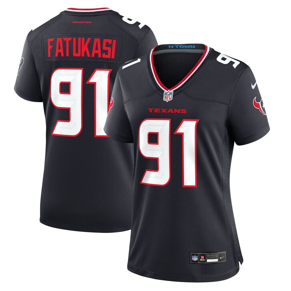 Folorunso Fatukasi Houston Texans Nike Women's Team Game Jersey