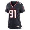 Folorunso Fatukasi Houston Texans Nike Women's Team Game Jersey - Navy - Side View