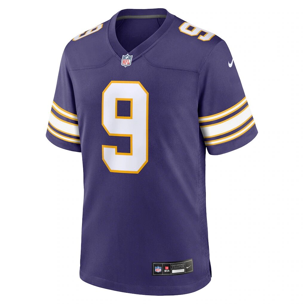 J.J. McCarthy Minnesota Vikings Nike 2nd Alternate  Player Game Jersey