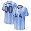 Tottenham Hotspur Nike 2024/25 Away Replica Custom Jersey - Blue - Front View