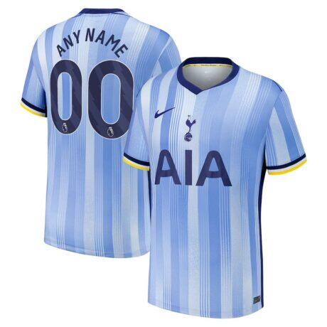 Tottenham Hotspur Nike 2024/25 Away Replica Custom Jersey - Blue - Front View