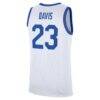 Anthony Davis Kentucky Wildcats Nike Performance Replica Basketball Jersey - White - Detail View