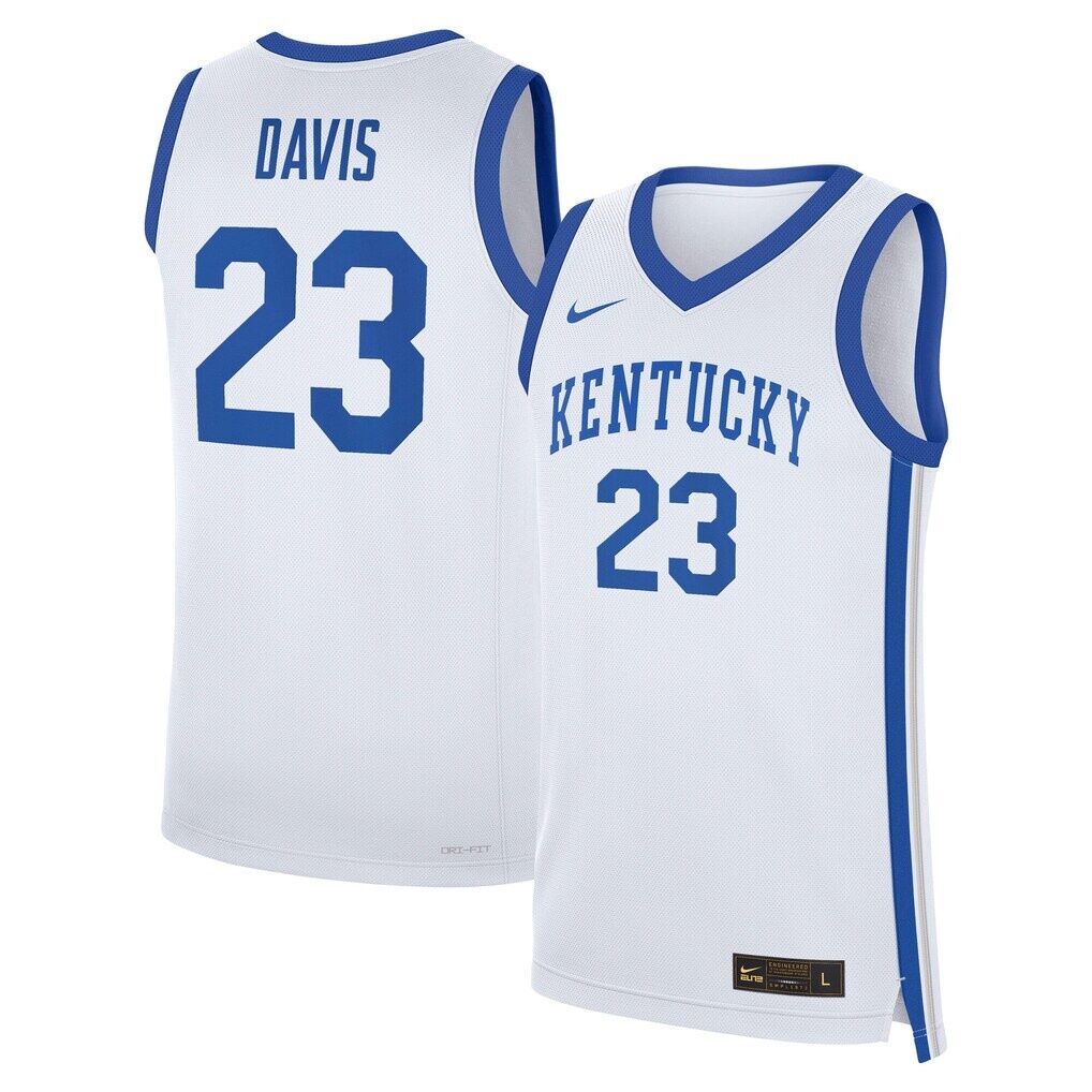 Anthony Davis Kentucky Wildcats Nike Performance Replica Basketball Jersey