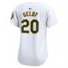 Zack Gelof Athletics Nike Women's Home Limited Player Jersey - White - Detail View