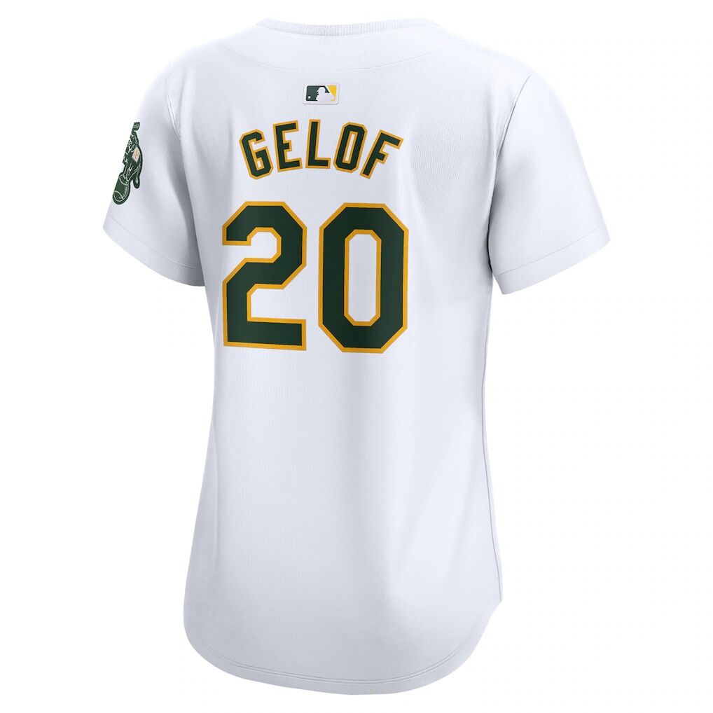 Zack Gelof Athletics Nike Women's Home Limited Player Jersey