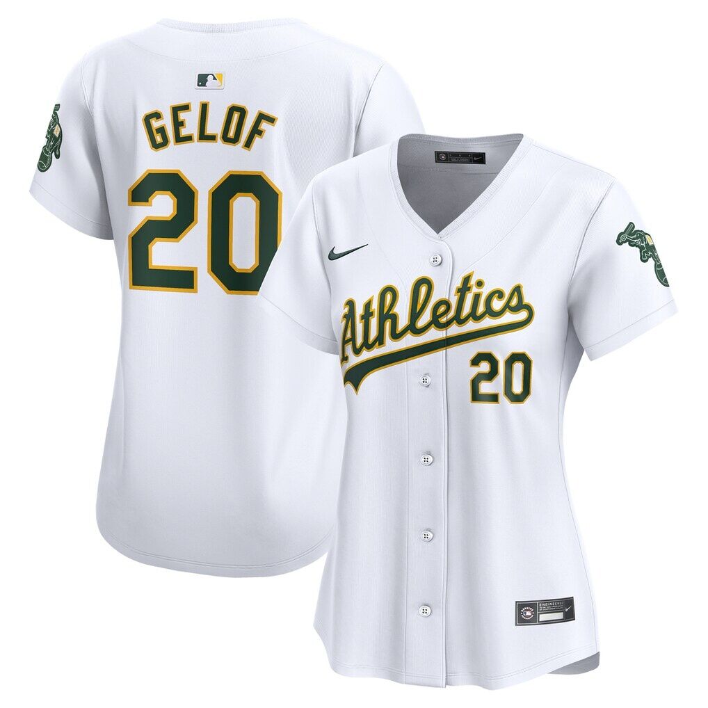 Zack Gelof Athletics Nike Women's Home Limited Player Jersey
