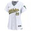 Zack Gelof Athletics Nike Women's Home Limited Player Jersey - White - Side View